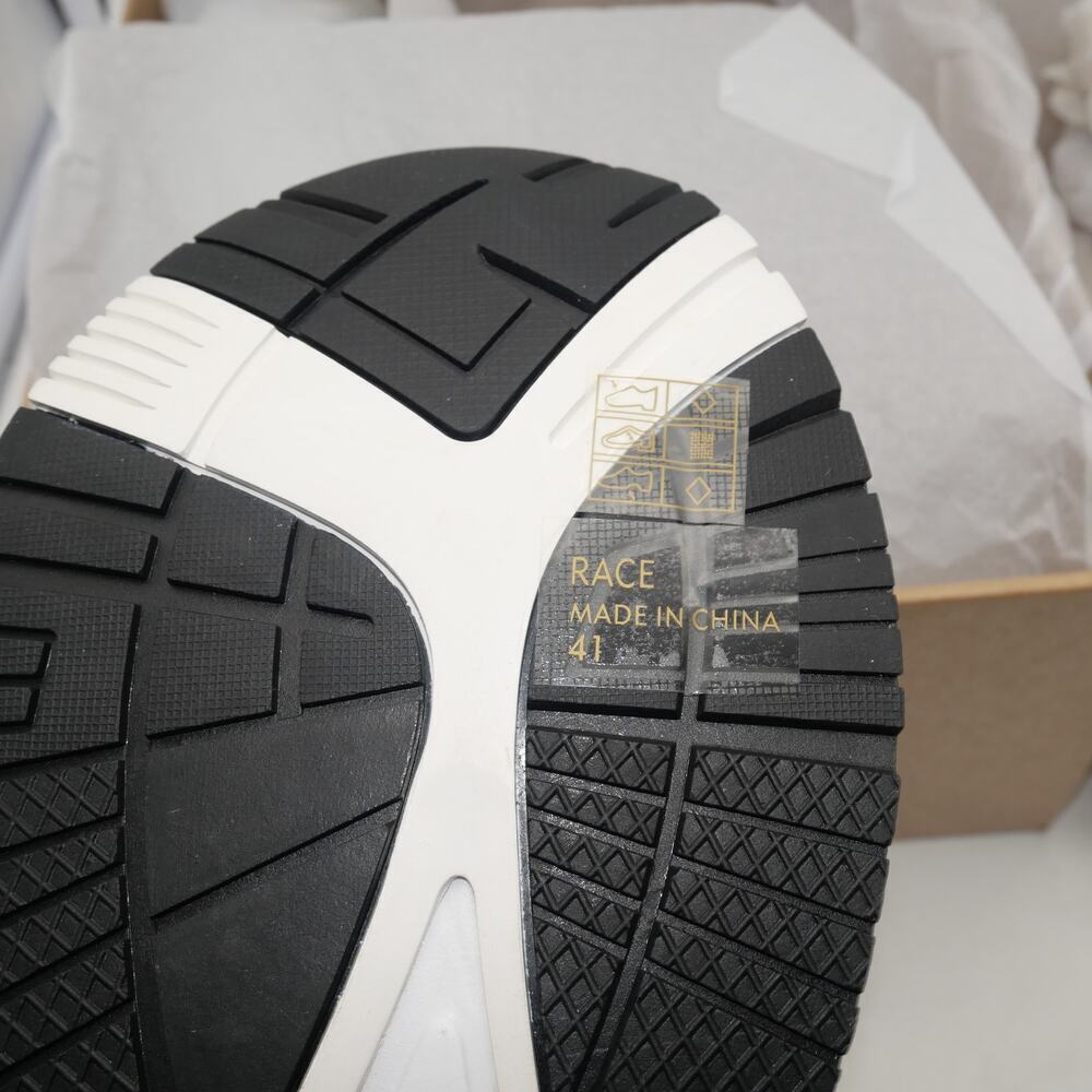 NEW Ash Women's 7 Race Fion Sneakers White Hype Mint Black Size 41 - Picture 12 of 12